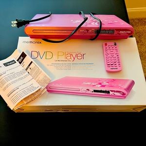 Pink DVD player